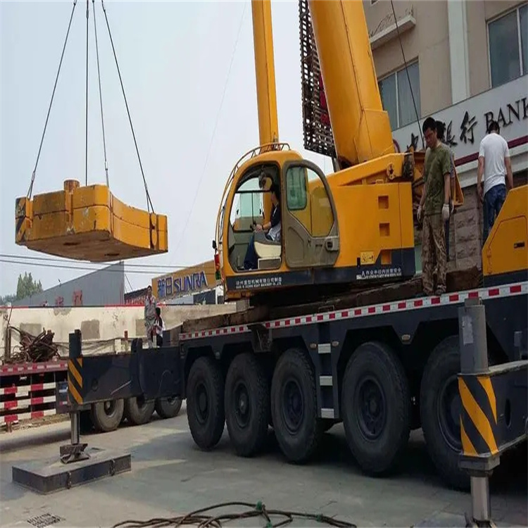 翰林镇当地吊车出租|机器吊装|75吨|工厂搬迁服务